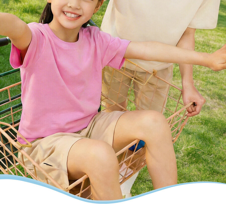 Annil Rainbow Parent-Child Short Sleeve T-Shirt for Boys and Girls 2026 Summer New Dopamine Collection 9